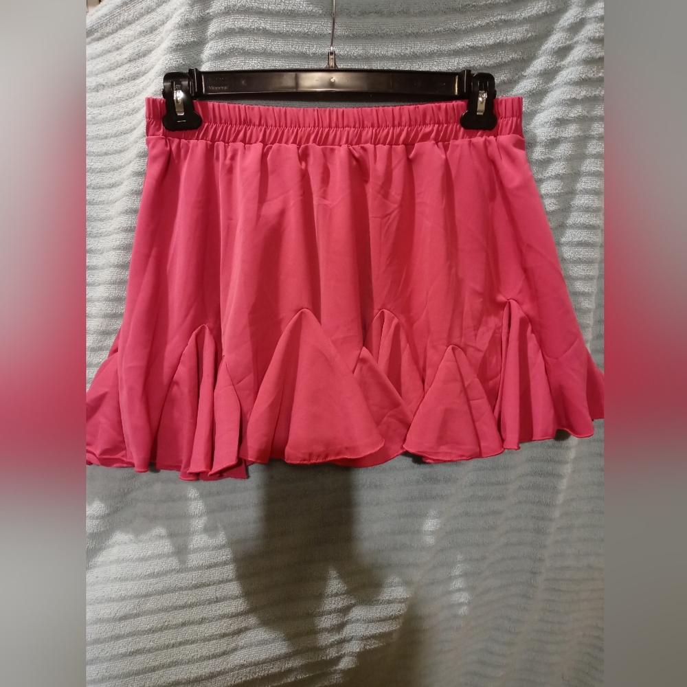 Avid Love Pink Women's mini  Skirt women's size large